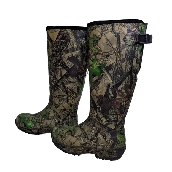Red Head sz 8 Mens knee high insulated Camo Waterproof Hunting Boots Size 8 - Picture 3 of 8